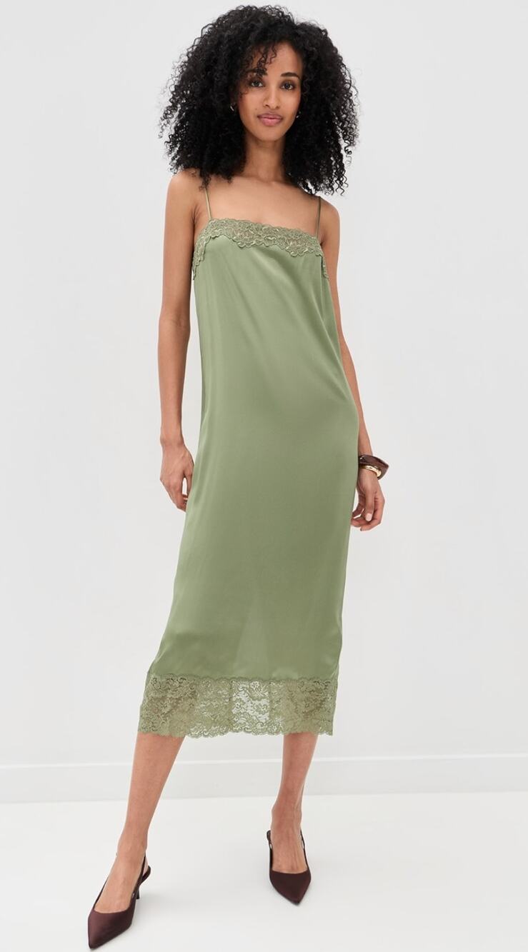 Reformation Mackenzie Silk Dress